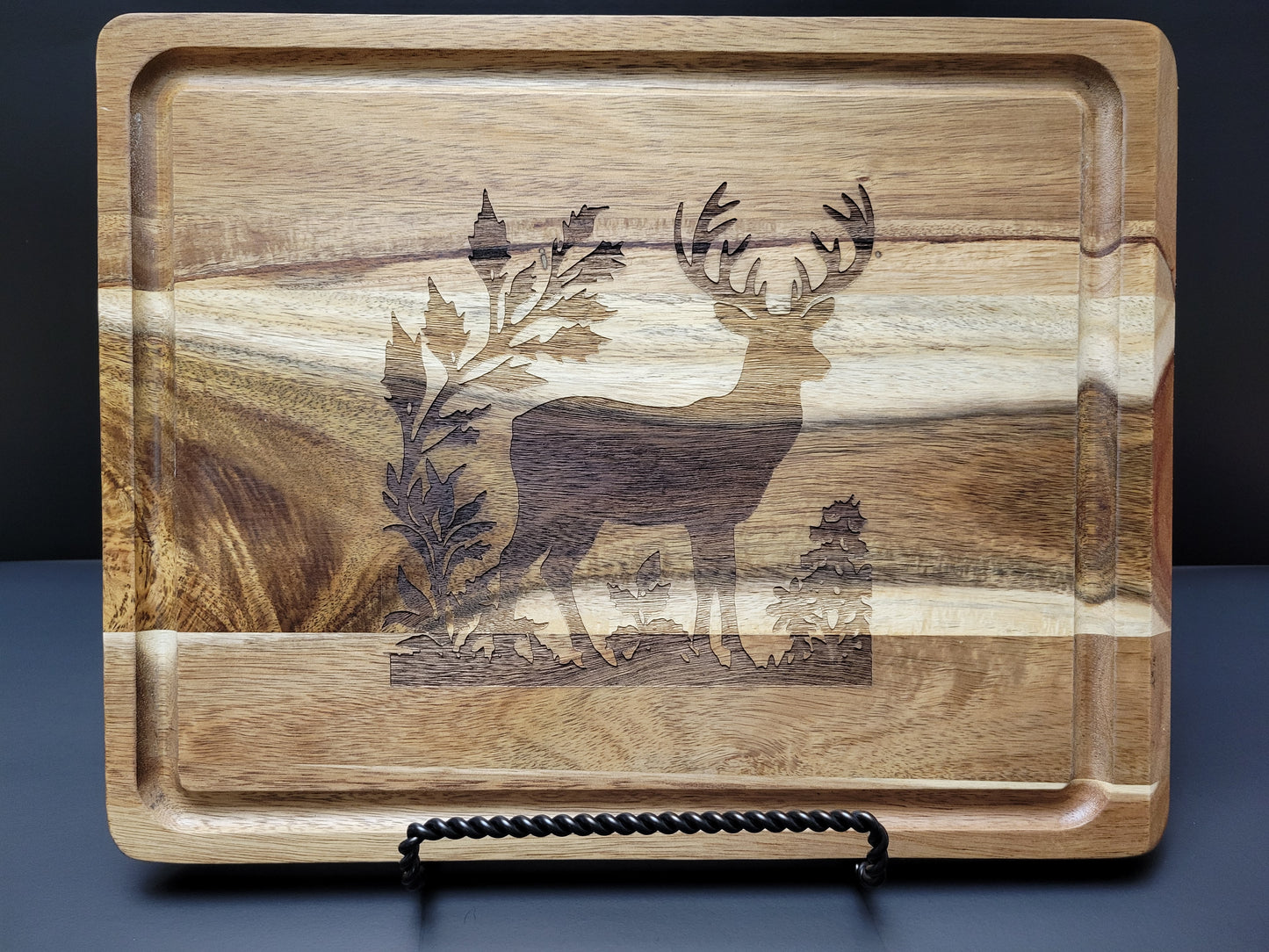 Deer in bush - small